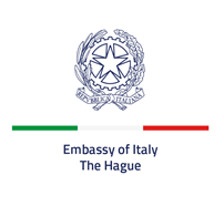Logo van de Italiaanse ambassade in Den Haag
