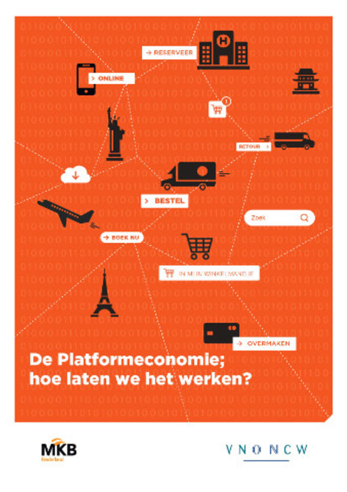 Omslag 'De platformeconomie, hoe laten we het werken?'