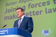 Press conference by Maroš Šefčovič, Vice-President of the European Commission, on ‘Better Regulation: Joining forces to make better laws’"